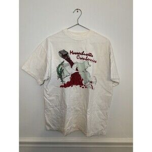Vintage 1992 Massachusetts Cranberry Festival event Tee 100% cotton Size L